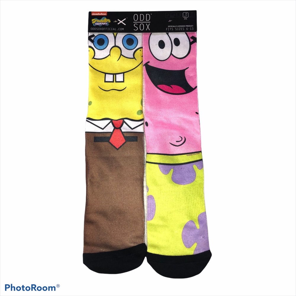 ODD SOX NWT Spongebob Patrick Men’s socks 6-13